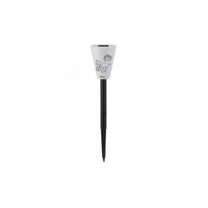 solární led svítidlo silueta podél chodníků