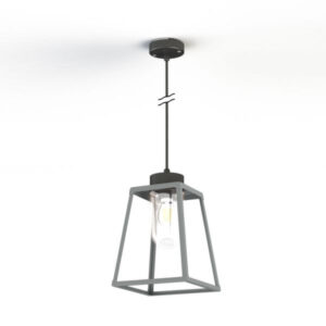 venkovní lampa na chalupu šedá Lampiok